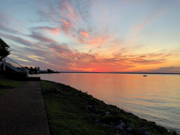 Example of the nightly sunsets; unique and magnificent every time!