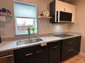 118_Kitchen Cook Top and Convection Oven and Microwave