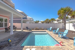 Welcome to your own private oasis with your own private pool.