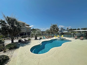 Spend the day relaxing by the pool.