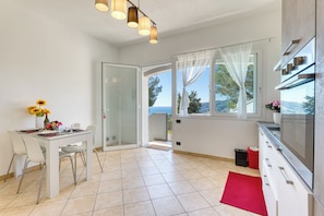 Kitchen and dining area