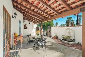 Charming private courtyard entrance