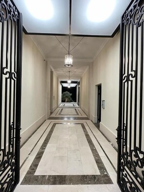 Interior entrance