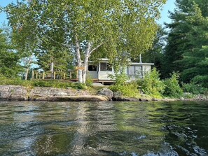 North view of cabin