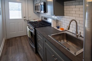 Outdoor access from the kitchen
