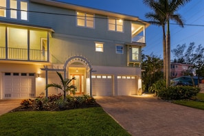 Entrance and Garage