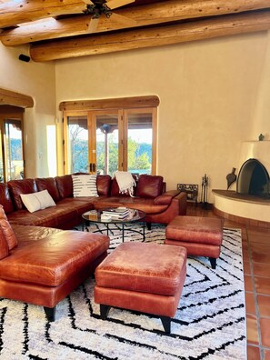 spacious living room