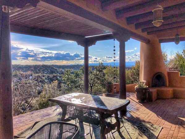 Views from the back portal