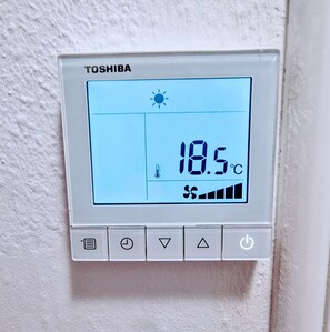 The apartment has AirCon