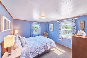 Charming and bright with a comfy queen bed—perfect for a restful stay.