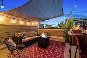 Unit B | Rooftop Patio with Mountain Views