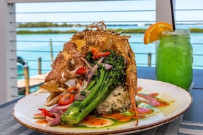 On the docks of our Florida Keys marina is a place where families can come together, friends can hang out and fish stories can definitely be swapped. Angler & Ale invites you to stop in for some great food and the coldest draft beer in the lower latitudes.