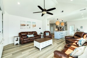 Abundant comfortable seating for the whole group