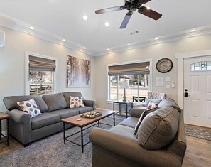 family room with sofabed
