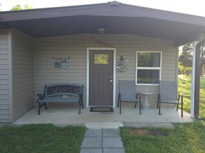 front of cabin