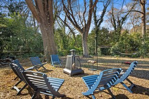 Relax in our serene backyard
