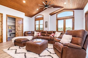 2nd Living room, front of home, with access to furnished decking