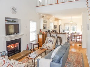 Living Room Looking to Kitchen