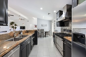 Fully Stocked Kitchen