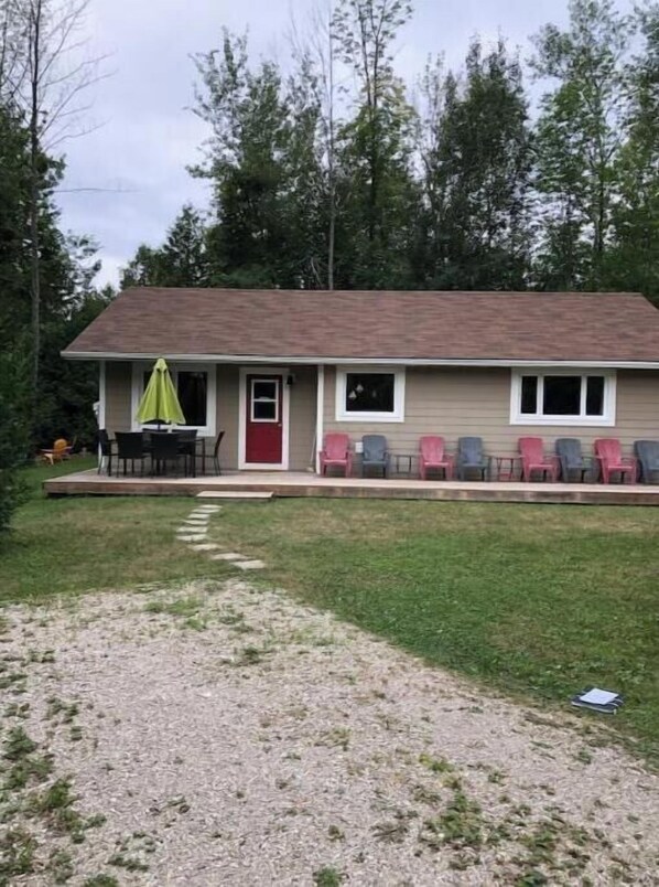 Front of cottage