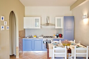 Kitchen and dining area
