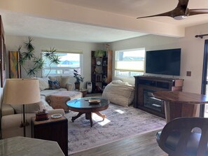 View of Morro Rock from living room and part of kitchen