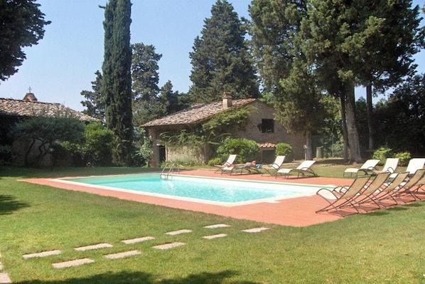 Schwimmbad des Ferienhauses