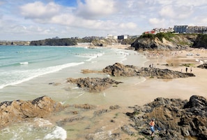 Beautiful Towan Beach is just a short distance away