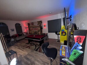 Game room
At night