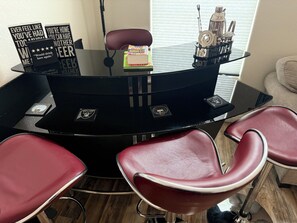 Bar area