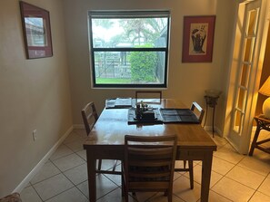 Dining area