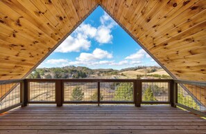 View from Fireside Lodge's relaxing deck