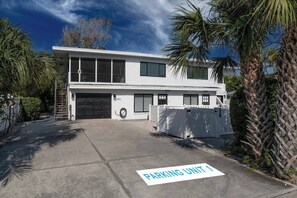 Front of triplex 
