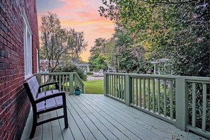 Enjoy a picturesque sunset from the porch.