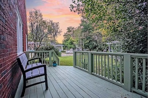 Enjoy a picturesque sunset from the porch.