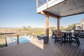 Back Deck / View (Note: Hot Tub is NOT available)