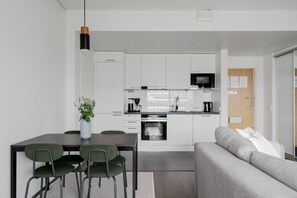 Kitchen and dining area