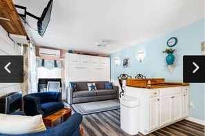 Spacious living area.