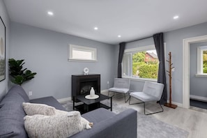Our living room for indoor activity and for relaxation