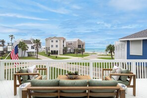 Take in the sweeping ocean views from the main balcony.