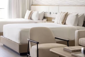 2 Queen size beds. Exact unit will be assigned upon arrival. Views, colors, and decor may vary.