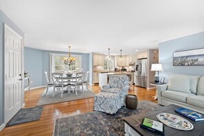 This home features an open floor plan perfect for families to gather in one place.
