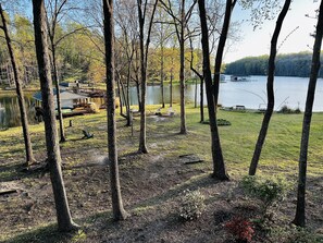 Views You’ll Never Forget – Watch the light dance on the lake all day long.