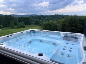 Enjoy the Newly-Installed Hot Tub!