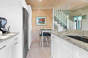 Private kitchen and dining area