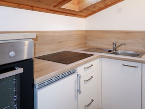 Flooring, Wood, Countertop, Kitchen, Interior Design, Floor, Kitchen Sink, Plumbing Fixture, Cabinetry, Home