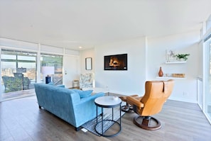 A beautifully designed space with modern décor, perfect for relaxation.