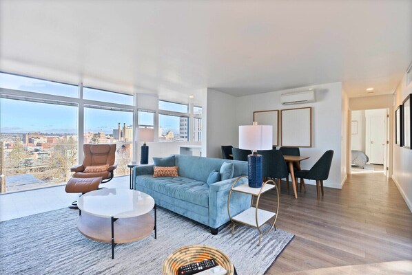 A beautifully designed space with modern décor, perfect for relaxation.