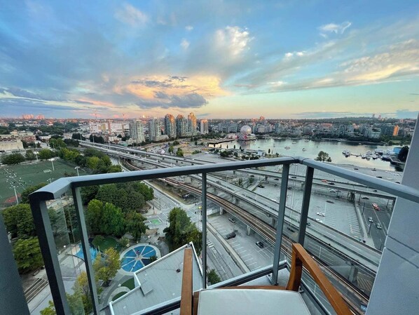 Great view of the city and Science World