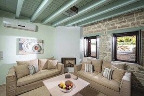 Villa Kastalia. The sitting area